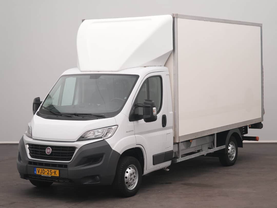 Fiat Ducato 130pk Closed box Laadklep D'Hollandia Bakwagen Airco Navi Cruise APK 03-2027 Euro6 Meubelbak Koffer Möbelkoffer LBW